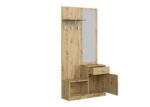 Zestaw do przedpokoju PERGO 90 cm dąb artisan do przedpokoju - obrazek 5