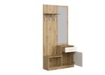 Zestaw do przedpokoju PERGO 90 cm dąb artisan / kaszmir do przedpokoju - obrazek 4