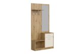Zestaw do przedpokoju PERGO 90 cm dąb artisan / kaszmir do przedpokoju - obrazek 3