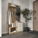 Zestaw do przedpokoju PERGO 90 cm dąb artisan / kaszmir do przedpokoju - obrazek 2