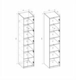 Korpus szafy modułowej FORMO system szaf modułowych - KORPUS K3 dąb artisan 50 cm do szafy modułowej - obrazek 5