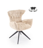 Krzesło K595 68 cm beżowy zestaw 2 szt do jadalni - obrazek 3
