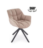 Krzesło K610 65 cm beżowy zestaw 2 szt do jadalni - obrazek 3