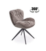 Krzesło K599 62 cm popielaty zestaw 2 szt do jadalni - obrazek 3