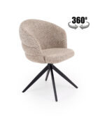 Krzesło K604 65 cm beżowy zestaw 2 szt do jadalni - obrazek 3