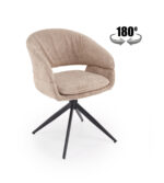 Krzesło K602 57 cm cappuccino zestaw 2 szt do jadalni - obrazek 3