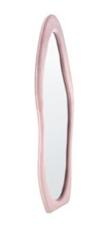 Lustro FRIGOLA stojące lub ścienne 60 cm jasny różowy do sypialni lub przedpokoju - obrazek 3