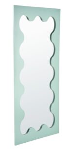 Lustro SOLETTO stojące lub ścienne 70 cm miętowy do sypialni lub przedpokoju - obrazek 6