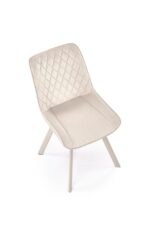 Krzesło K520_CS 45 cm jasny beżowy / kaszmir zestaw 2 szt do jadalni - obrazek 10