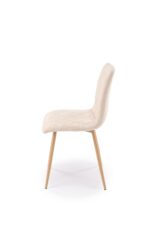 Krzesło K525 WDF 45 cm naturalny / beżowy zestaw 4 szt do jadalni - obrazek 3