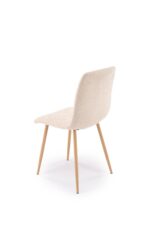 Krzesło K525 WDF 45 cm naturalny / beżowy zestaw 4 szt do jadalni - obrazek 2