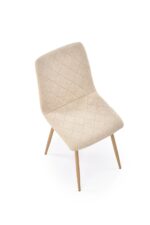 Krzesło K525 WDF 45 cm naturalny / beżowy zestaw 4 szt do jadalni - obrazek 9