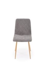 Krzesło K525 WDF 45 cm popielaty / naturalny zestaw 4 szt do jadalni - obrazek 5