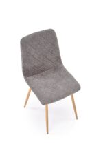 Krzesło K525 WDF 45 cm popielaty / naturalny zestaw 4 szt do jadalni - obrazek 10