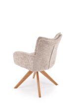 Krzesło K540 WD 60 cm naturalny / beżowy zestaw 2 szt do jadalni - obrazek 2