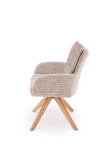 Krzesło K540 WD 60 cm naturalny / beżowy zestaw 2 szt do jadalni - obrazek 4