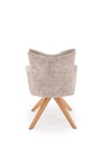Krzesło K540 WD 60 cm naturalny / beżowy zestaw 2 szt do jadalni - obrazek 11