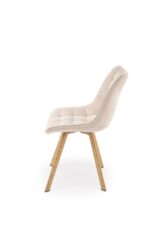 Krzesło K332_WD 46 cm naturalny / beżowy zestaw 2 szt do jadalni - obrazek 3