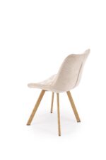 Krzesło K332_WD 46 cm naturalny / beżowy zestaw 2 szt do jadalni - obrazek 2