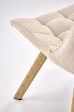 Krzesło K332_WD 46 cm naturalny / beżowy zestaw 2 szt do jadalni - obrazek 5