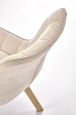 Krzesło K332_WD 46 cm naturalny / beżowy zestaw 2 szt do jadalni - obrazek 6