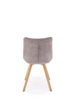 Krzesło K332_WD 46 cm popielaty / naturalny zestaw 2 szt do jadalni - obrazek 10
