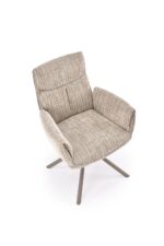 Krzesło K495 60 cm kaszmir / beżowy zestaw 2 szt do jadalni - obrazek 7