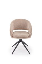 Krzesło K602 57 cm cappuccino zestaw 2 szt do jadalni - obrazek 9