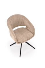 Krzesło K602 57 cm cappuccino zestaw 2 szt do jadalni - obrazek 10