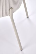 Krzesło K606 CS 50 cm jasny popielaty / kaszmir zestaw 4 szt do jadalni - obrazek 4