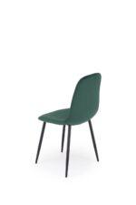 Krzesło K608 45 cm ciemny zielony zestaw 4 szt do jadalni - obrazek 2