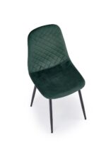 Krzesło K608 45 cm ciemny zielony zestaw 4 szt do jadalni - obrazek 7