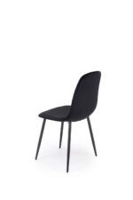 Krzesło K608 45 cm czarny zestaw 4 szt do jadalni - obrazek 2