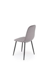 Krzesło K608 45 cm popielaty zestaw 4 szt do jadalni - obrazek 2