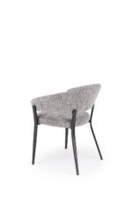 Krzesło K609 53 cm popielaty zestaw 2 szt do jadalni - obrazek 2