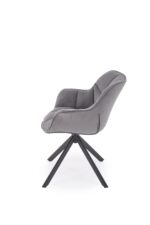Krzesło K610 65 cm popielaty zestaw 2 szt do jadalni - obrazek 4