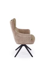 Krzesło K611 64 cm ciemny beżowy zestaw 2 szt do jadalni - obrazek 3