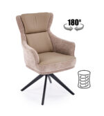 Krzesło K611 64 cm ciemny beżowy zestaw 2 szt do jadalni - obrazek 4