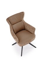 Krzesło K611 64 cm brązowy zestaw 2 szt do jadalni - obrazek 9