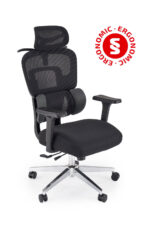 Fotel gabinetowy BOOSTER 67 cm czarny do biura i gabinetu - obrazek 11