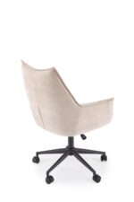 Fotel obrotowy CLIO 62 cm beżowy do biura i gabinetu - obrazek 2