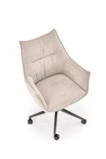 Fotel obrotowy CLIO 62 cm beżowy do biura i gabinetu - obrazek 11