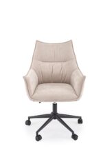 Fotel obrotowy CLIO 62 cm beżowy do biura i gabinetu - obrazek 12