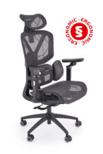 Fotel gabinetowy CUBUS 65 cm czarny do biura i gabinetu - obrazek 12