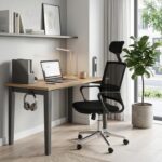 Fotel gabinetowy DUKE 52 cm czarny do biura i gabinetu - obrazek 5