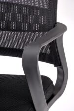 Fotel gabinetowy DUKE 52 cm czarny do biura i gabinetu - obrazek 6