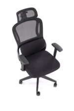 Fotel gabinetowy MATEUS 67 cm czarny do biura i gabinetu - obrazek 12