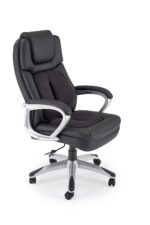 Fotel gabinetowy MAXWEL 64 cm czarny do biura i gabinetu - obrazek 4