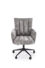 Fotel obrotowy MISHEL 62 cm popielaty do biura i gabinetu - obrazek 7