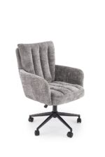 Fotel obrotowy MISHEL 62 cm popielaty do biura i gabinetu - obrazek 9